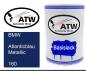 Preview: BMW, Atlanticblau Metallic, 160: 500ml Lackdose, von ATW Autoteile West.